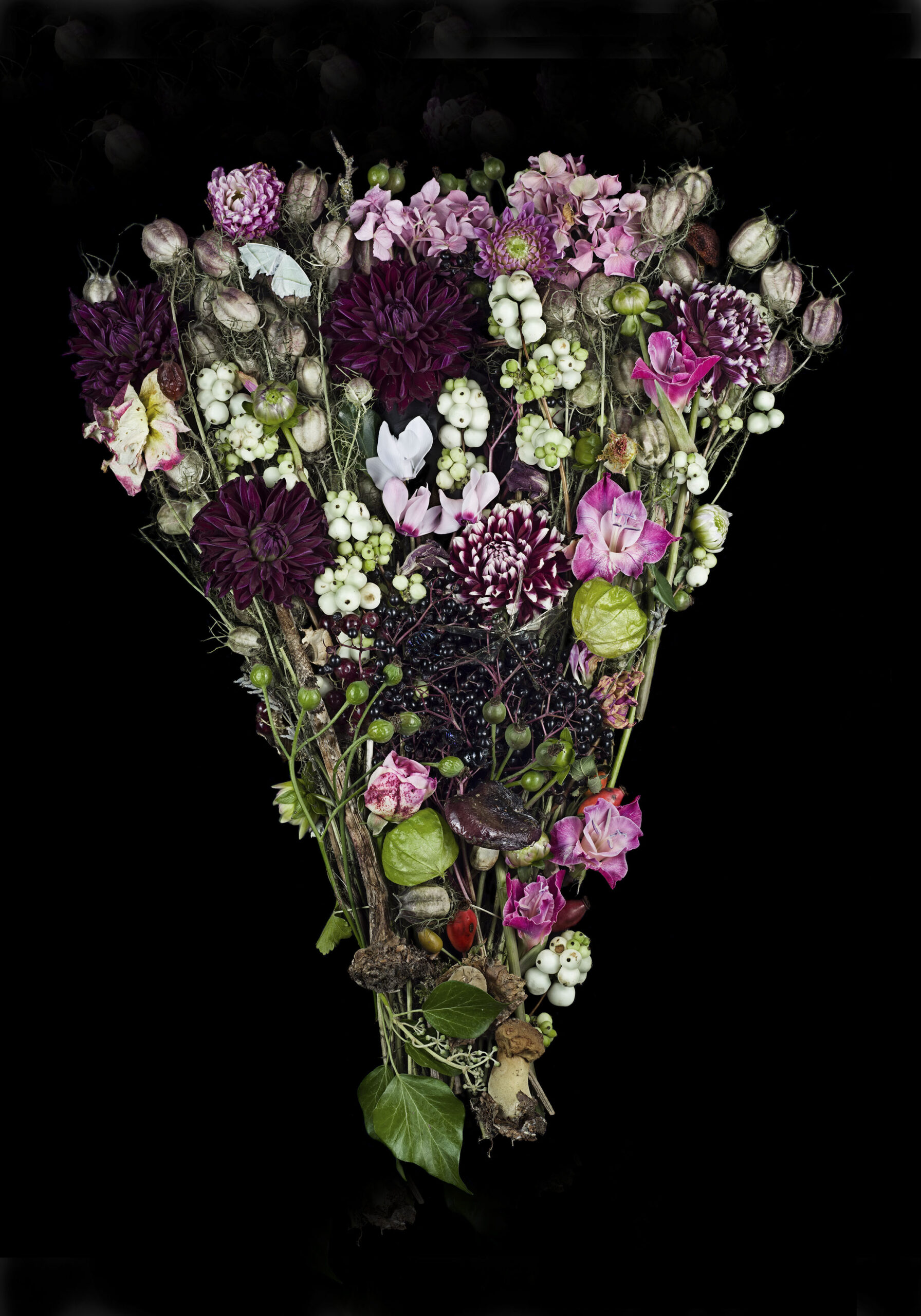 barbers temporary art:  Anne Schubert, Blumenstilleben#4 und #1