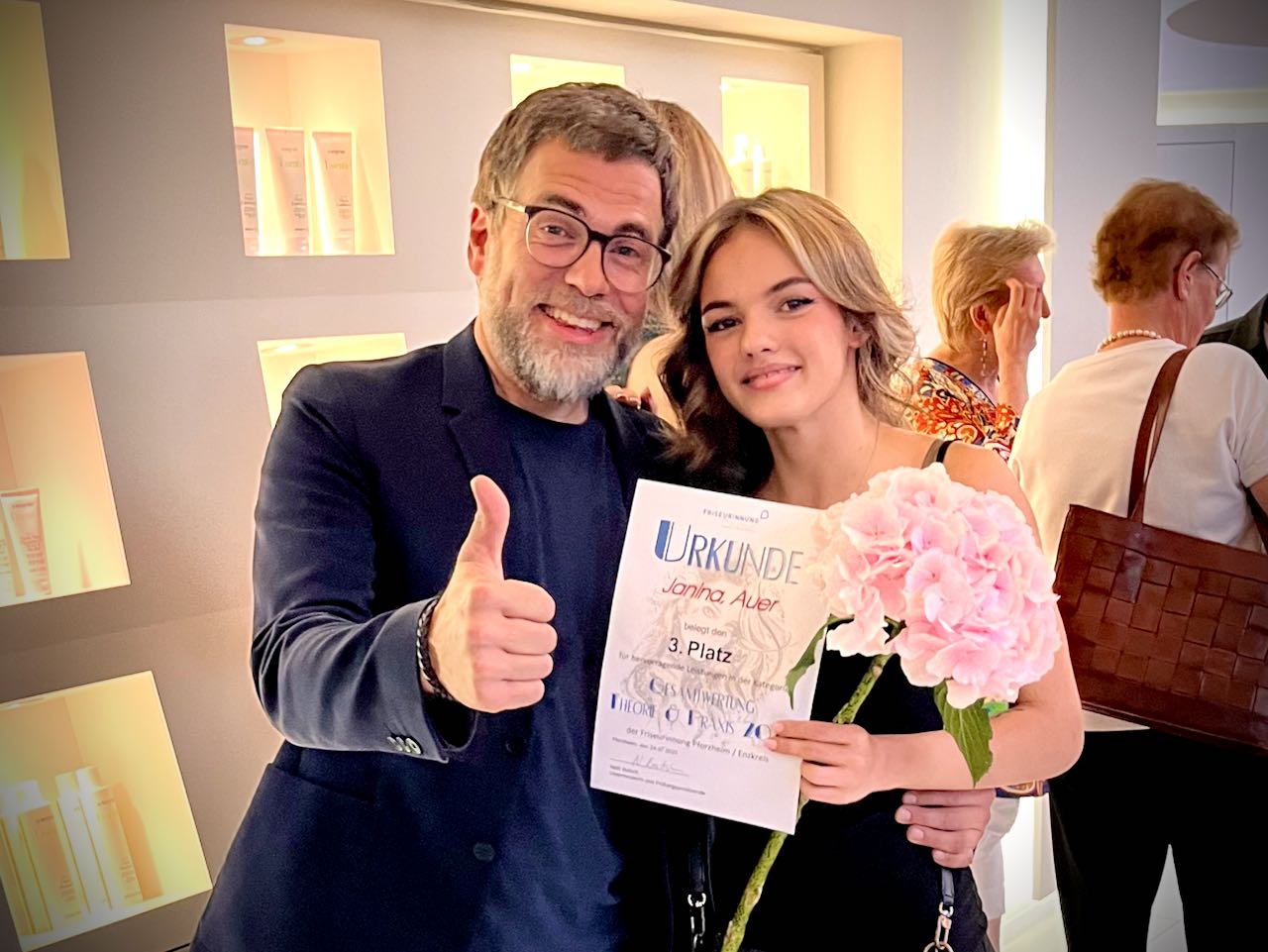Janina unter den 3 Besten!
