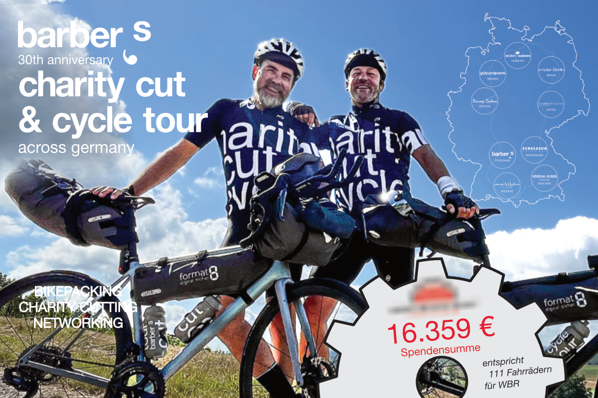 30 Jahre barbers – 30 Tage Charity Tour durch Deutschland